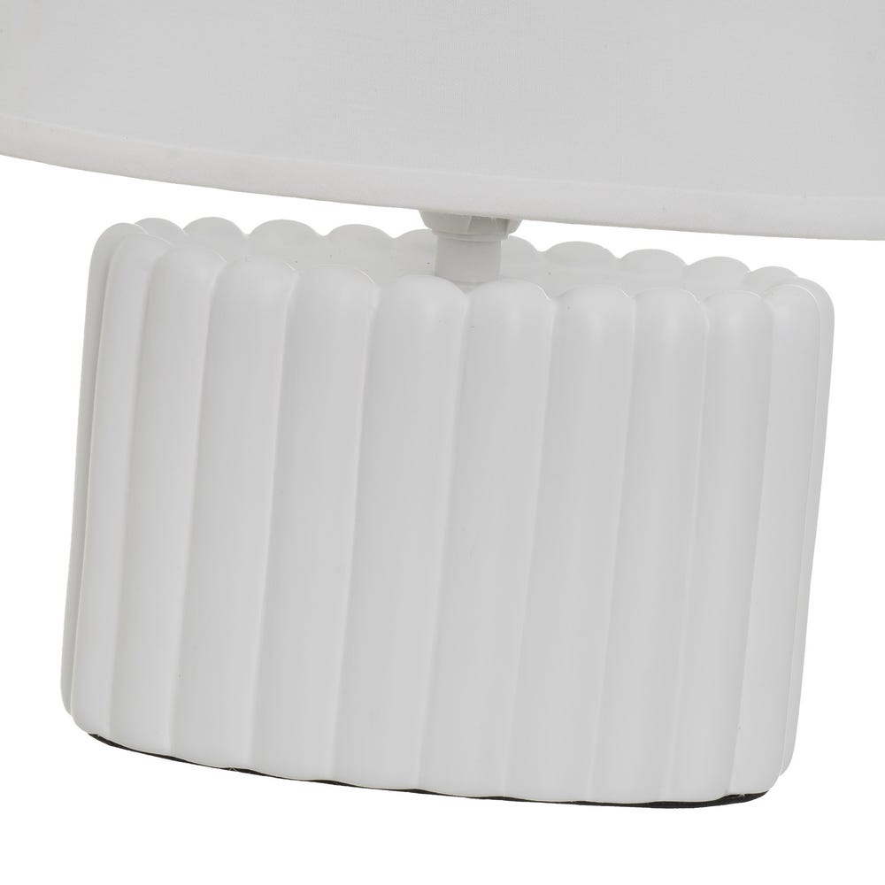 LÁMPARA DE MESA TRESA BLANCA