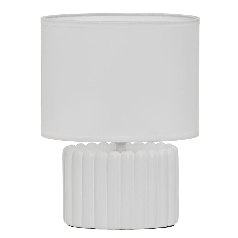 LÁMPARA DE MESA TRESA BLANCA