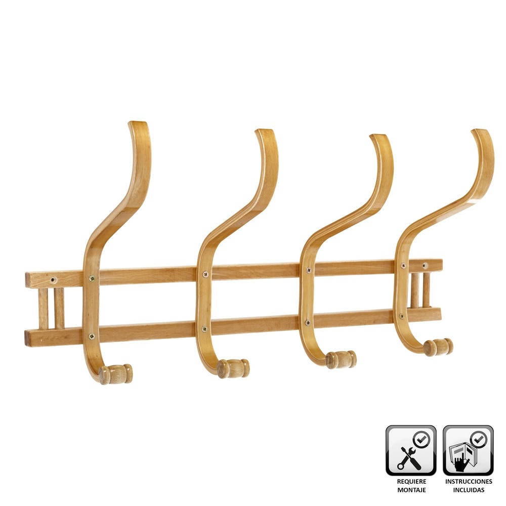 PERCHERO USAK MADERA 60CM