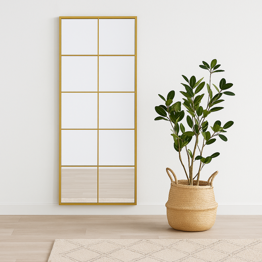 ESPEJO VETANA DETROIT ORO 150CM