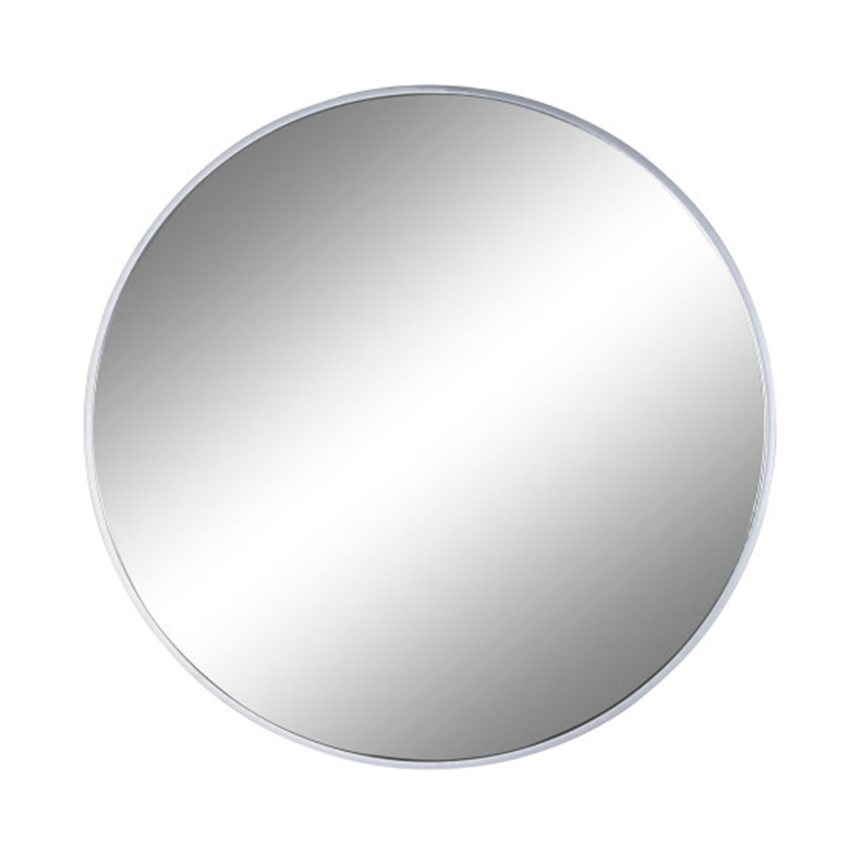 ESPEJO MAYEN METAL PLATA 80CM
