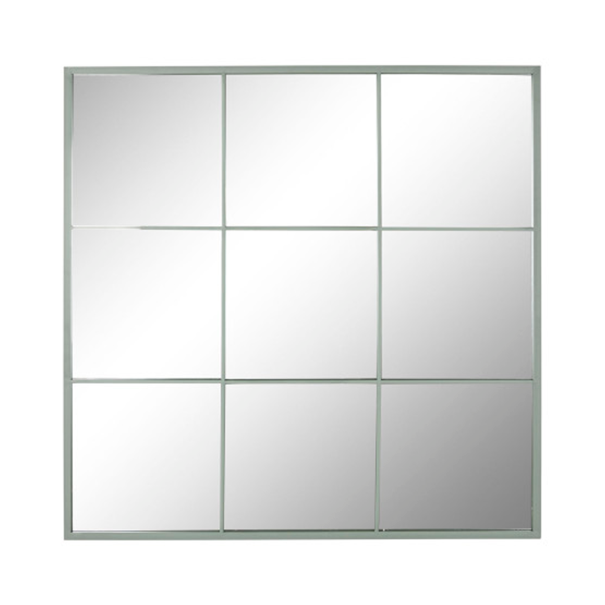 ESPEJO VENTANA HARLEM VERDE 90CM