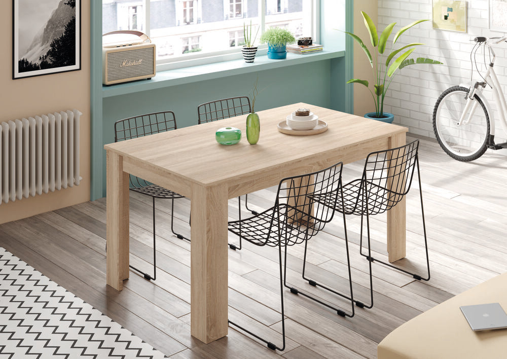 MESA DE COMEDOR CATANIA BEIGE 90X190CM