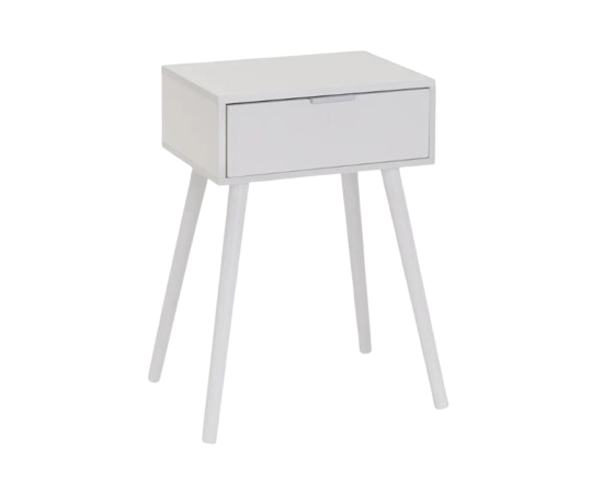 MESITA DE NOCHE YUBA BLANCA 59X45CM