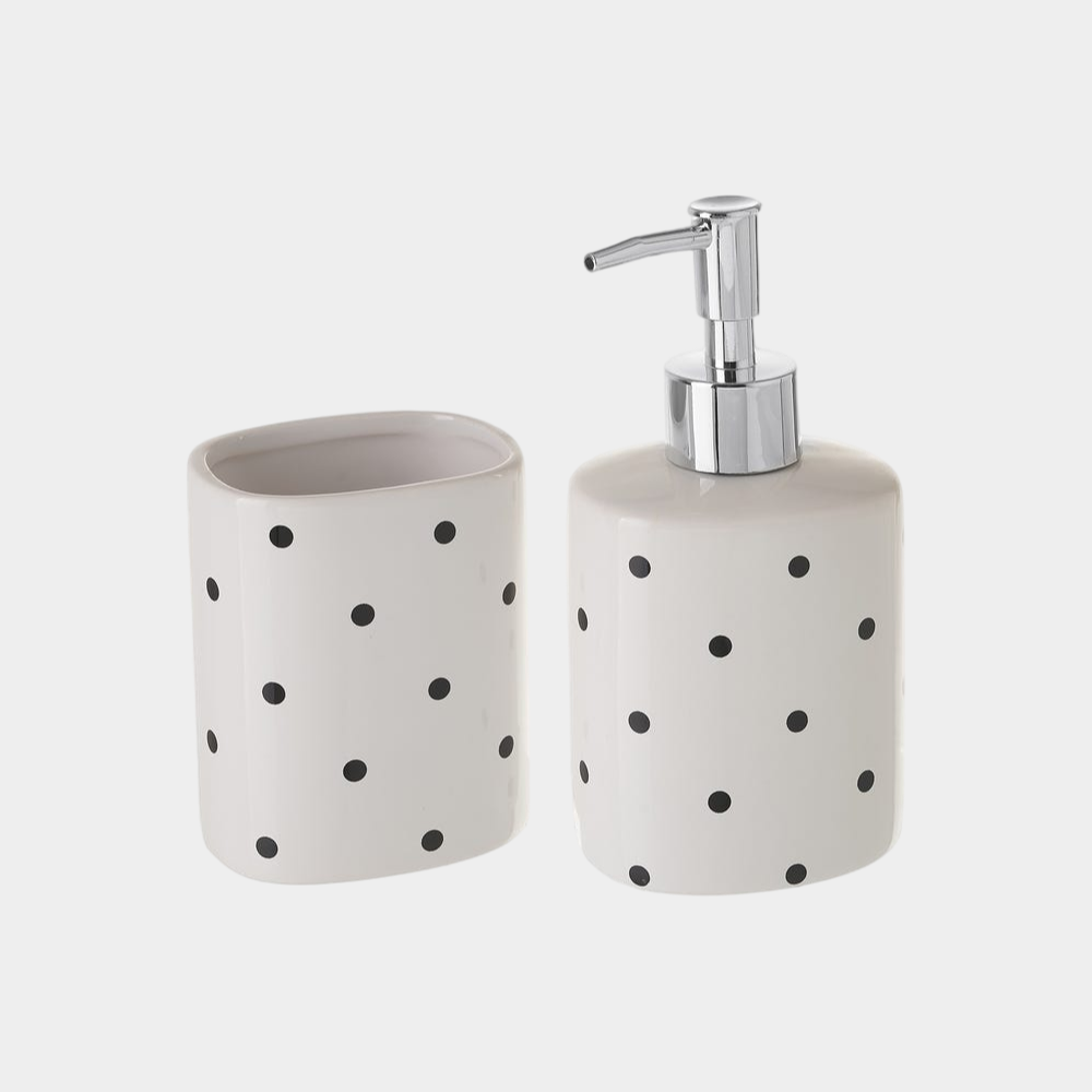SET DISPENSADOR Y PORTACEPILLOS RAMEA