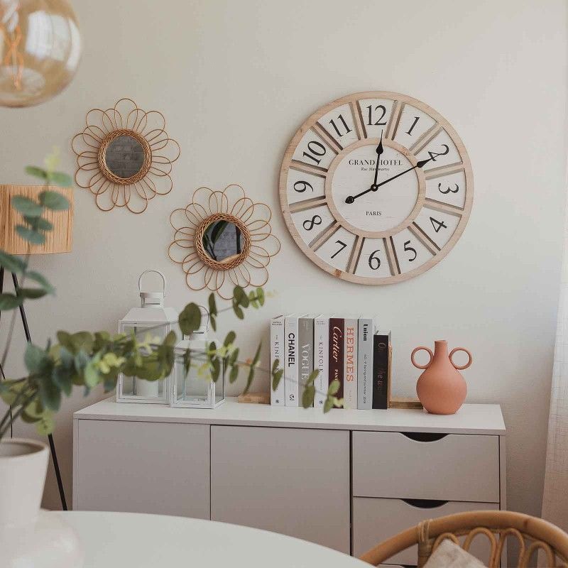 Decoracion Pared Cuadros Con Reloj Decorar Pared Con Reloj Y