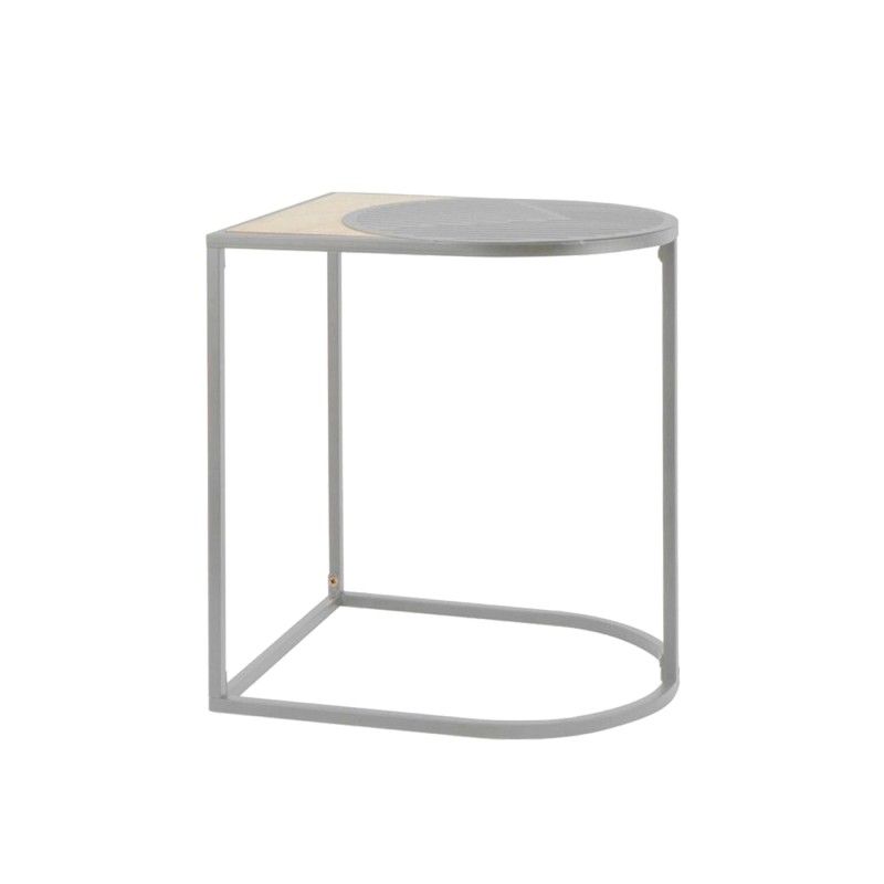 MESA AUXILIAR CAIMÁN GRIS 38X42cm