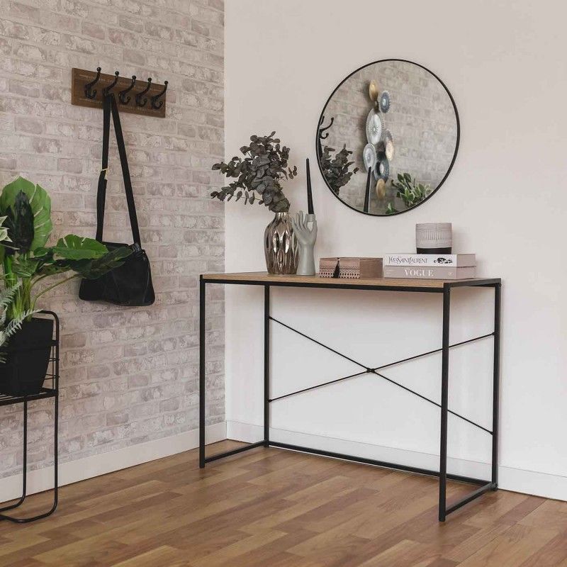 CONSOLA ITALIA NEGRA 100cm