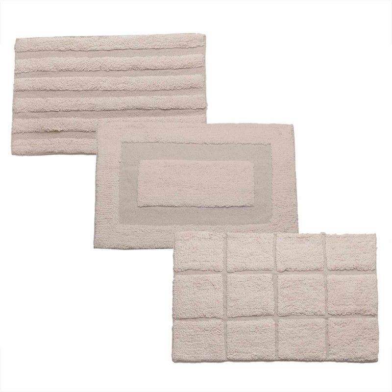 ALFOMBRA DE BAÑO LIRA TAUPE 40X60cm