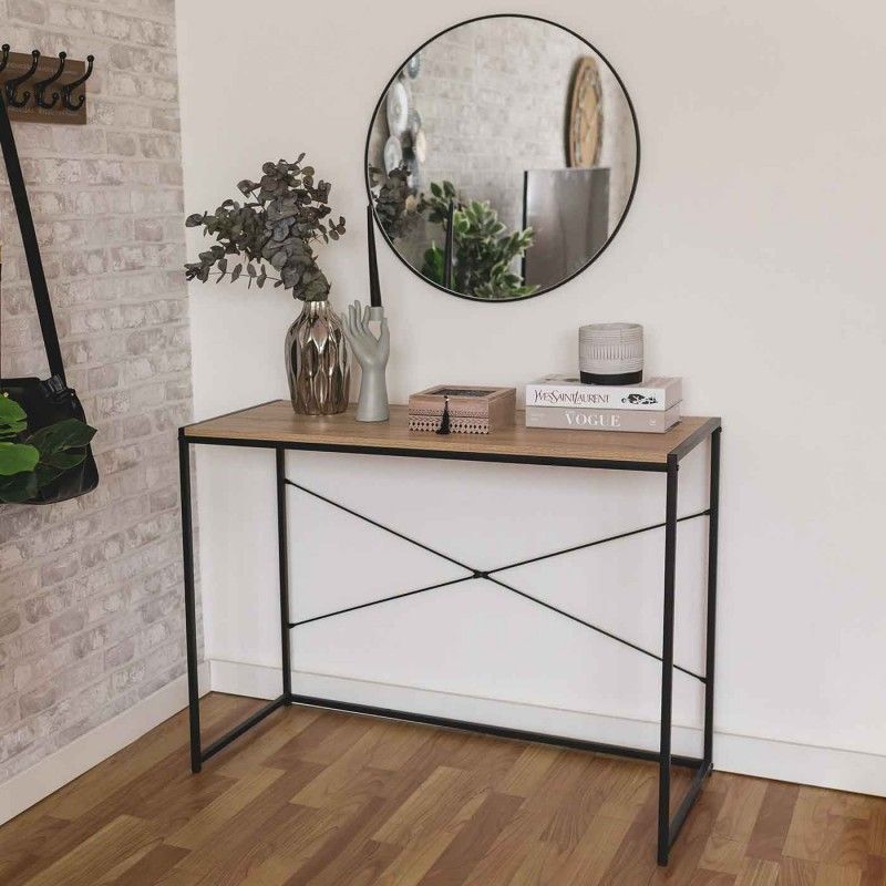 CONSOLA ITALIA NEGRA 100cm