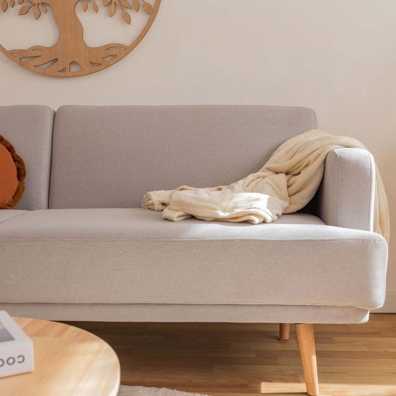 MANTA MACA BEIGE 220X240cm
