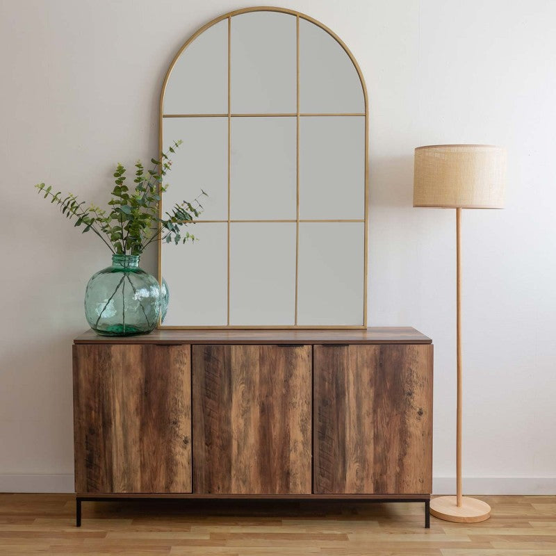 ESPEJO VENTANA BOSTON ORO 137cm