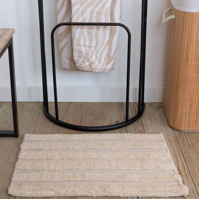 ALFOMBRA DE BAÑO LIRA BEIGE 40X60cm