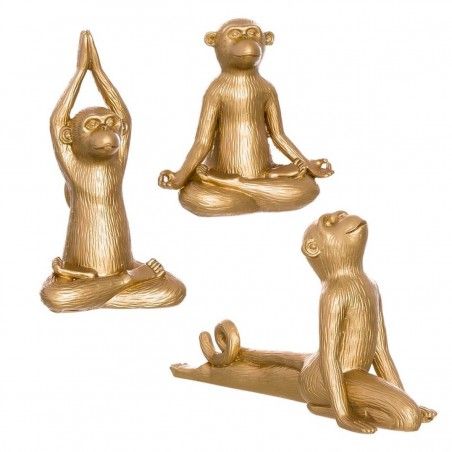 FIGURA MONO YOGA OTIS ORO 11CM