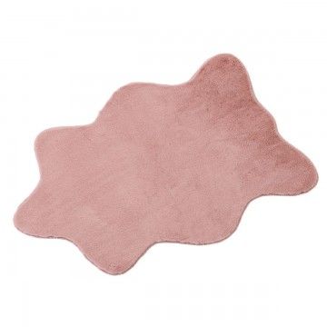 ALFOMBRA RENE PELO ROSA 90 CM