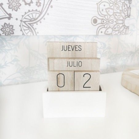 CALENDARIO OPPAL MADERA