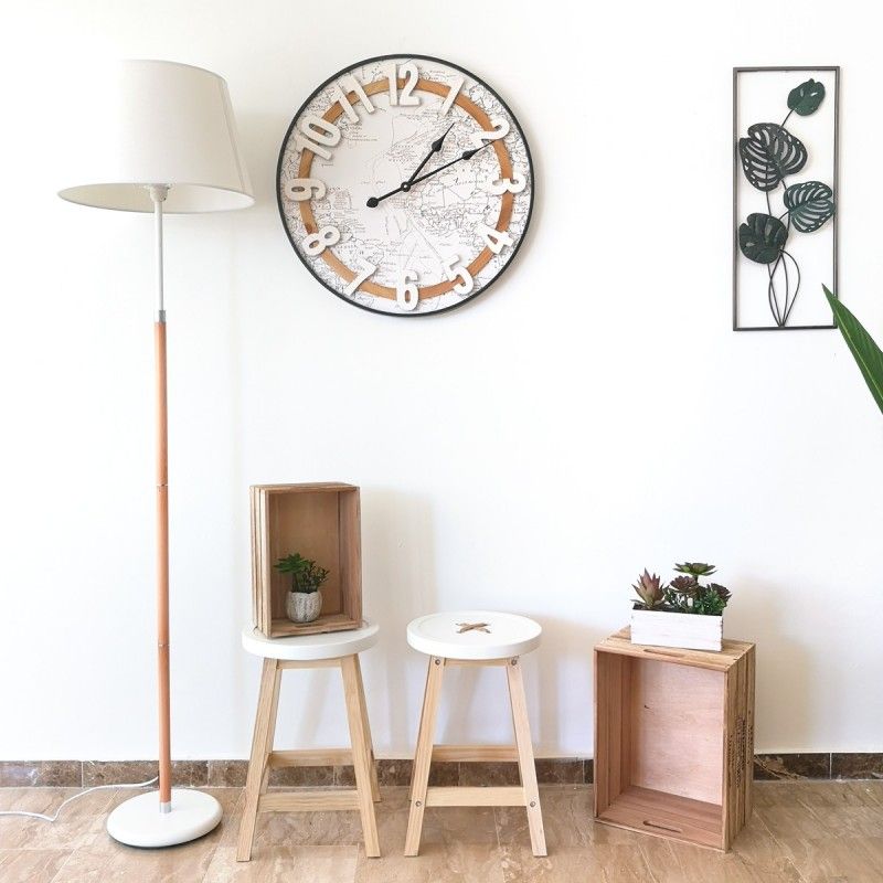 RELOJ 63CM METAL PARED