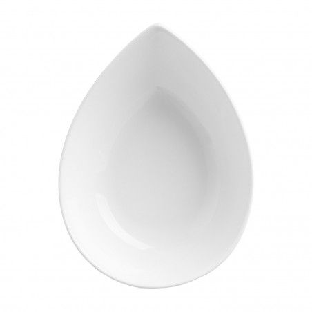 BOL LÁGRIMA PORCELANA BLANCA