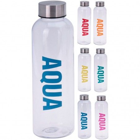 BOTELLA AQUA 500ML. 6 COL.