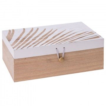 CAJA ABILA MADERA BLANCA