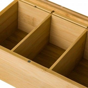 CAJA DE TÉ CARMELA BAMBÚ 22,50CM