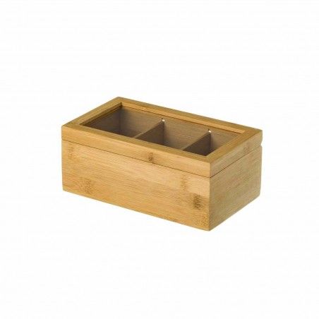 CAJA DE TÉ CARMELA BAMBÚ 22,50CM