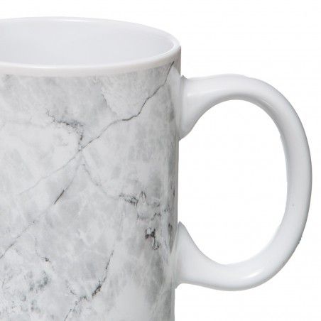 TAZA CRACOVIA MÁRMOL BLANCA M 35CL