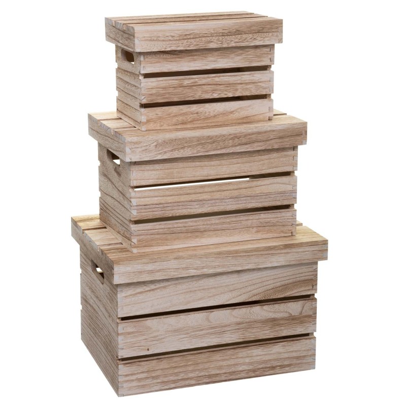 CAJA LINZ MADERA NATURAL