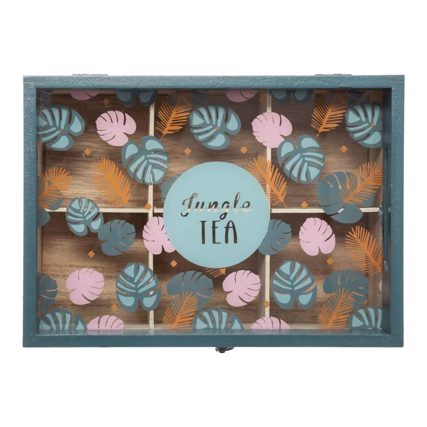 CAJA DE TÉ ALI TROPICAL MADERA