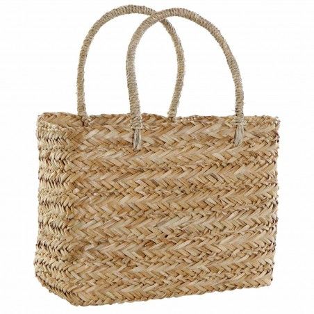 CESTA SABRINA FIBRA NATURAL 32X25CM