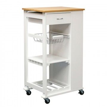 CARRITO DE COCINA ODILA BLANCO