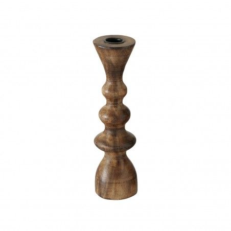 CANDELABRO MATERA MADERA MANGO