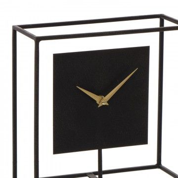 RELOJ SOBREMESA POLONIA NEGRO