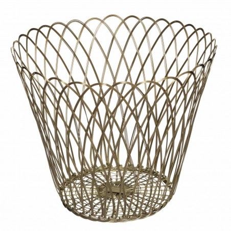 CESTA NATALIA METAL ORO