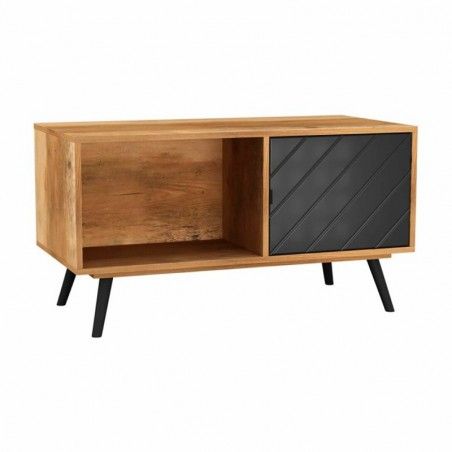 MUEBLE TV ARGENTINA MADERA NEGRO