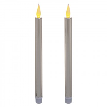 SET 2 VELAS LED BRINDISI 28CM