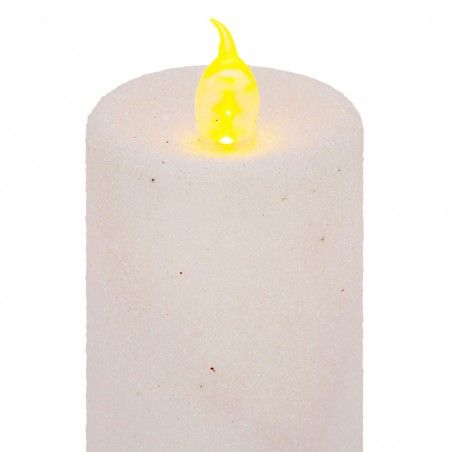 SET 4 VELAS LED ALIRIA BLANCAS 7CM