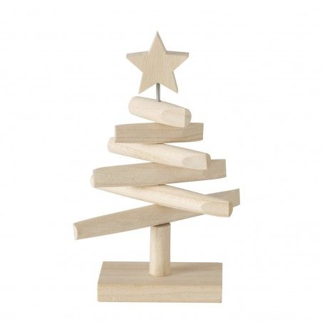 ÁRBOL NAVIDAD ELAN MADERA 26CM