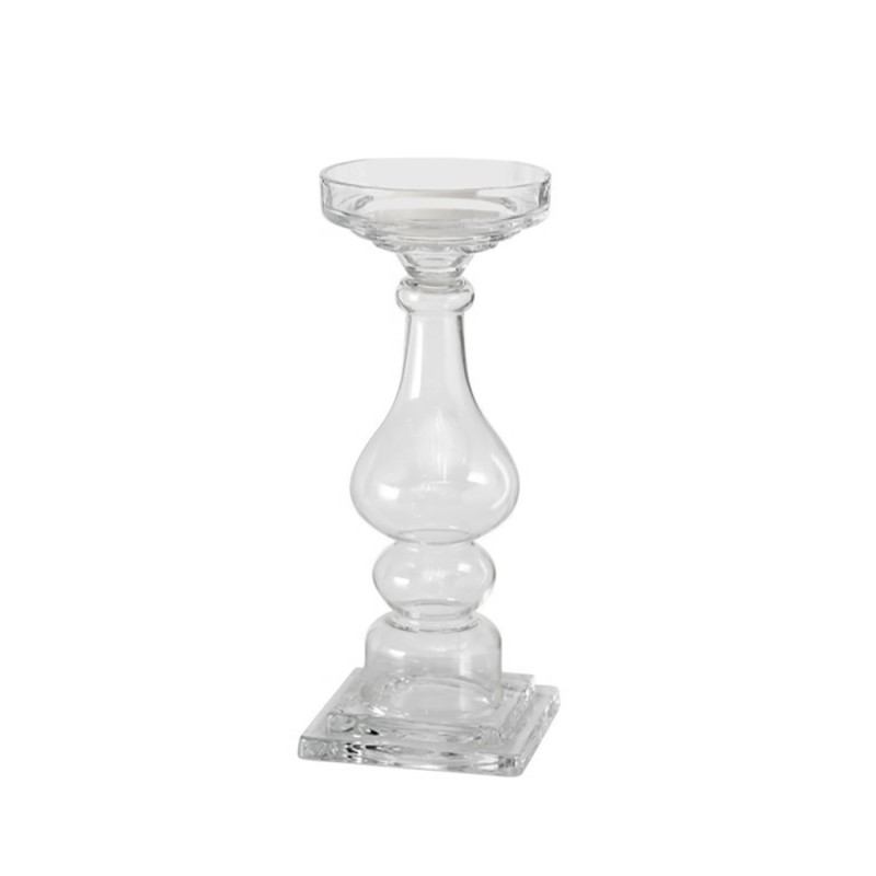 PORTAVELAS LETO CRISTAL 24CM