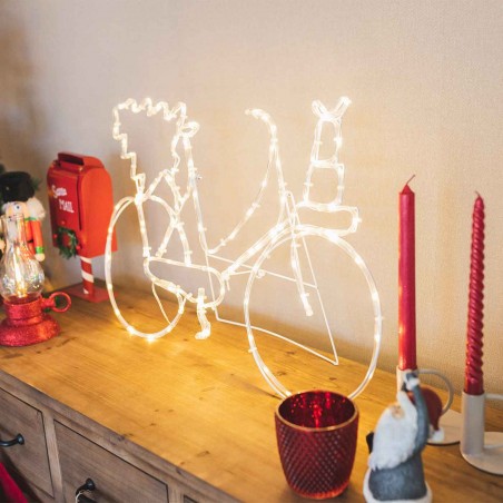 FIGURA BICICLETA BELISA LED 60CM