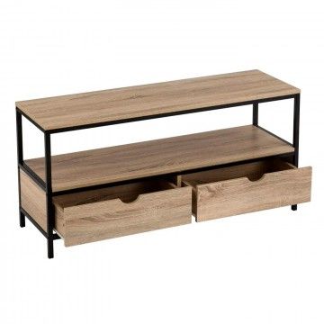 MUEBLE TV AGAR NEGRA 120X57CM