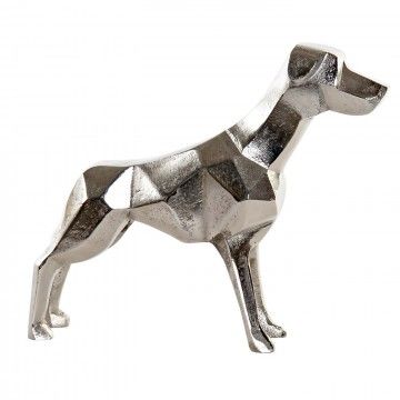 FIGURA PERRO NICO METAL 23CM