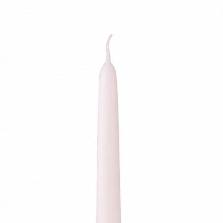 SET 4 VELAS CILSIA BLANCAS 25CM