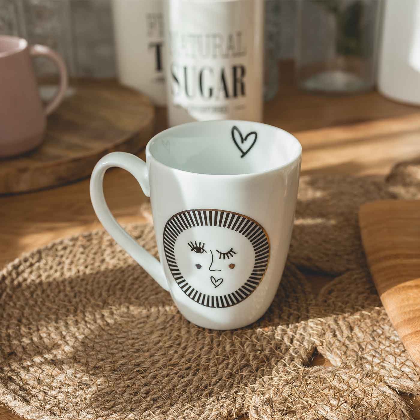 TAZA LOVERS PORCELANA