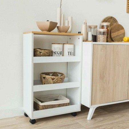 CARRITO DE COCINA BRAELO BLANCO