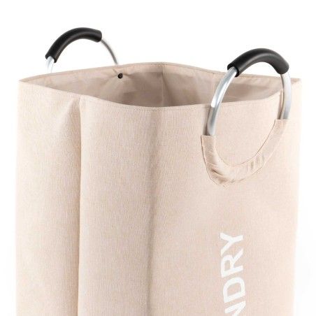 CESTO DE ROPA DURKI BEIGE 55CM