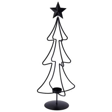 PORTAVELAS NAVIDAD DIXI METAL 55CM