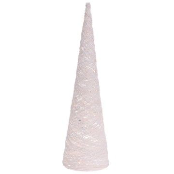 ÁRBOL NAVIDAD BIAR BLANCO LED 60CM