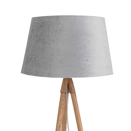 LÁMPARA TRÍPODE LILIANI GRIS 152CM