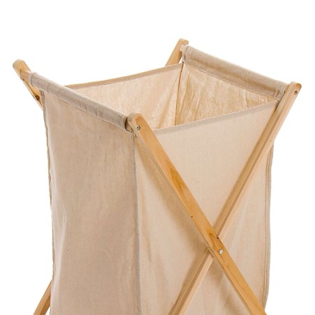 CESTO DE ROPA EIVOR  MADERA 60CM